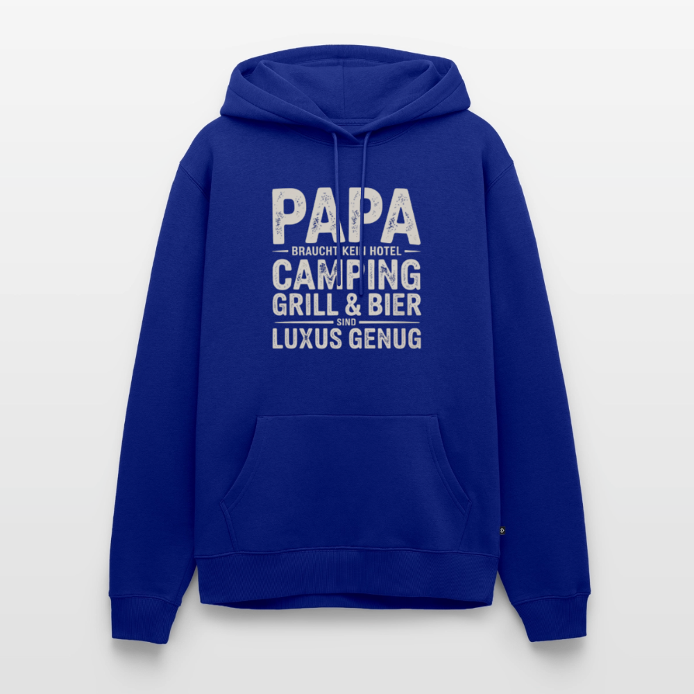 Väter sind Helden - Herren Camping Hoodie - Royalblau