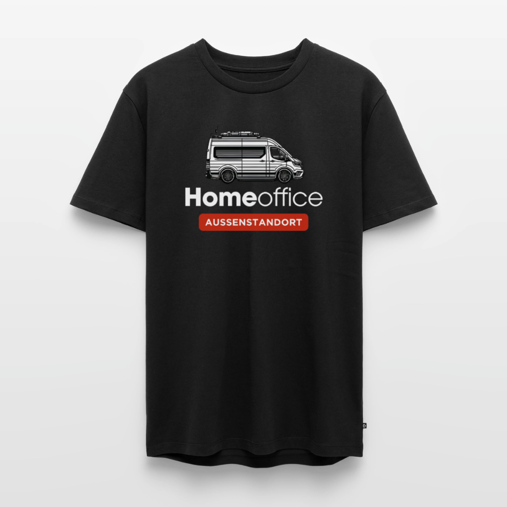 Vanlife Homeoffice - Herren Camping T-Shirt - Schwarz