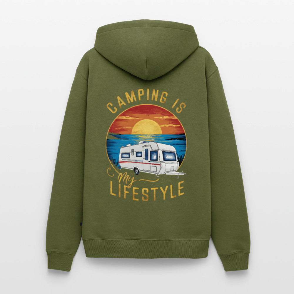 Camping my Lifestyle - Herren Camping Hoodie - Khaki