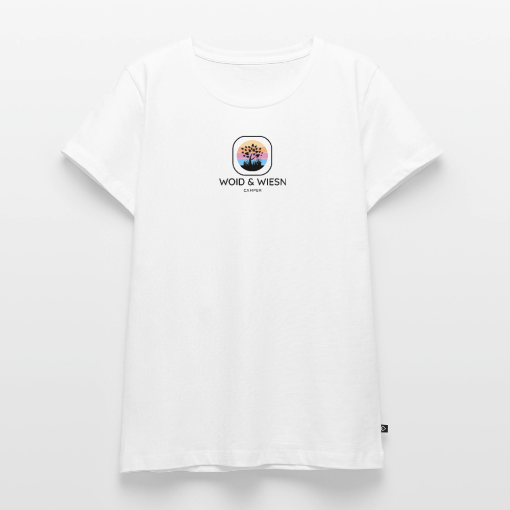Woid & Wiesn Camper - Damen Camping Hoodie - Weiß