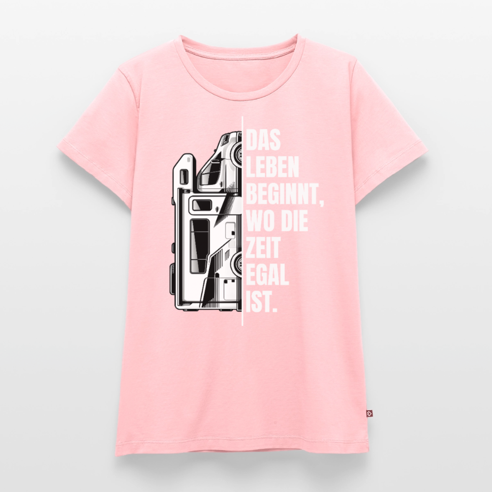 Camping ist Zeitlos - Damen Camping T-Shirt - Wohnmobil - Rosa