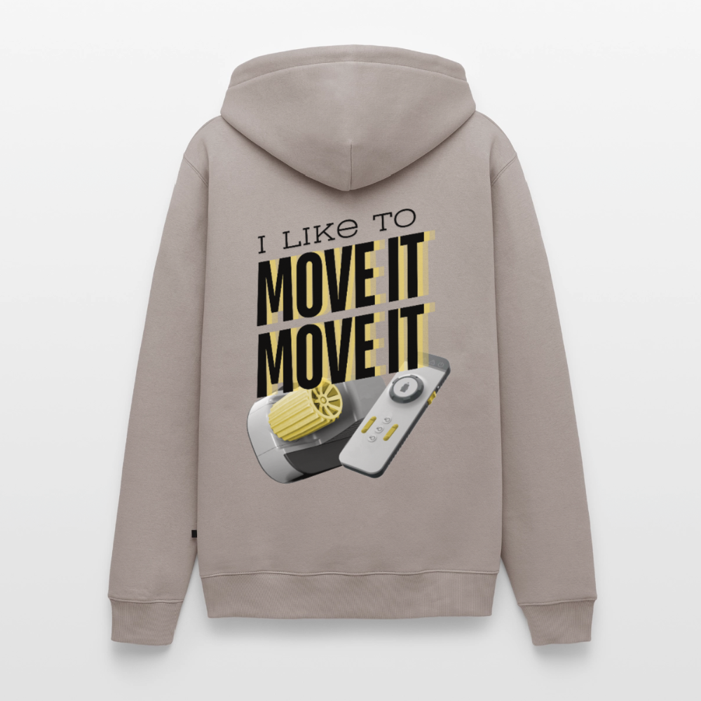 I like to move it - Herren Camping Hoodie - Taupe