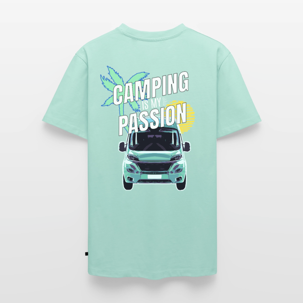 Camping Passion - Herren Camping T-Shirt - Mint