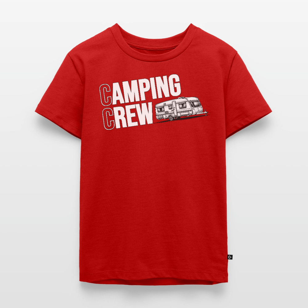 Wohnwagen Camping Crew - Kinder Camping T-Shirt - Rot