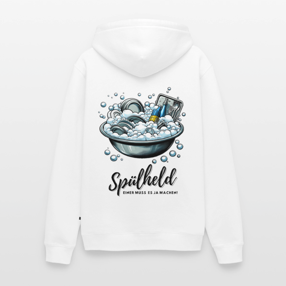 Camping Spülheld - Herren Camping Hoodie - Weiß
