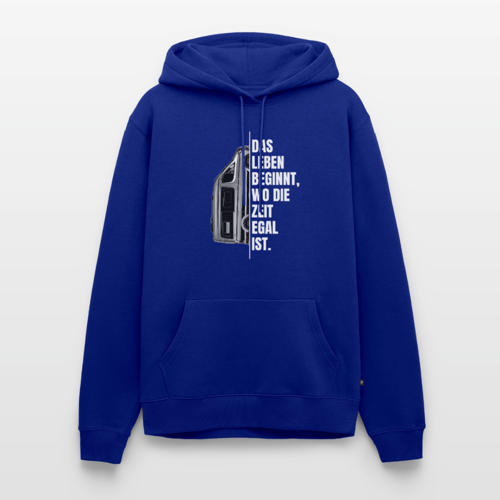 Camping ist Zeitlos - Herren Camping Hoodie - Vanlife - Royalblau