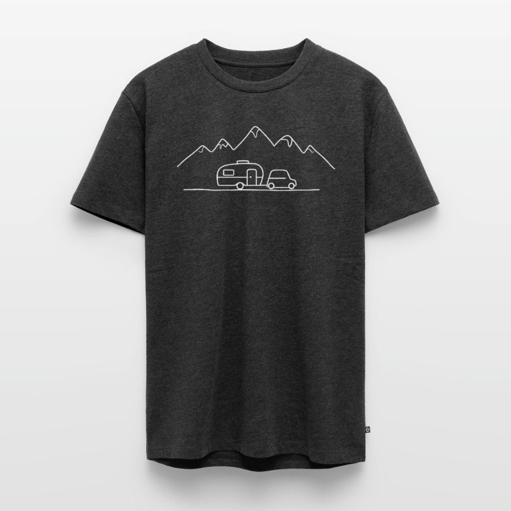 Keep it simple - Herren Camping T-Shirt - Anthrazit meliert