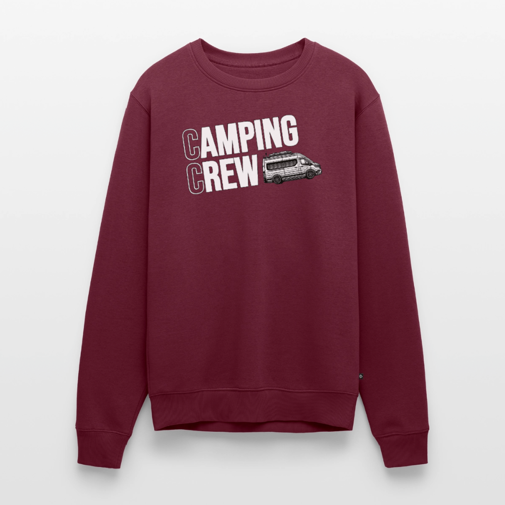 Vanlife Camping Crew - Herren Camping Sweatshirt - Burgunderrot