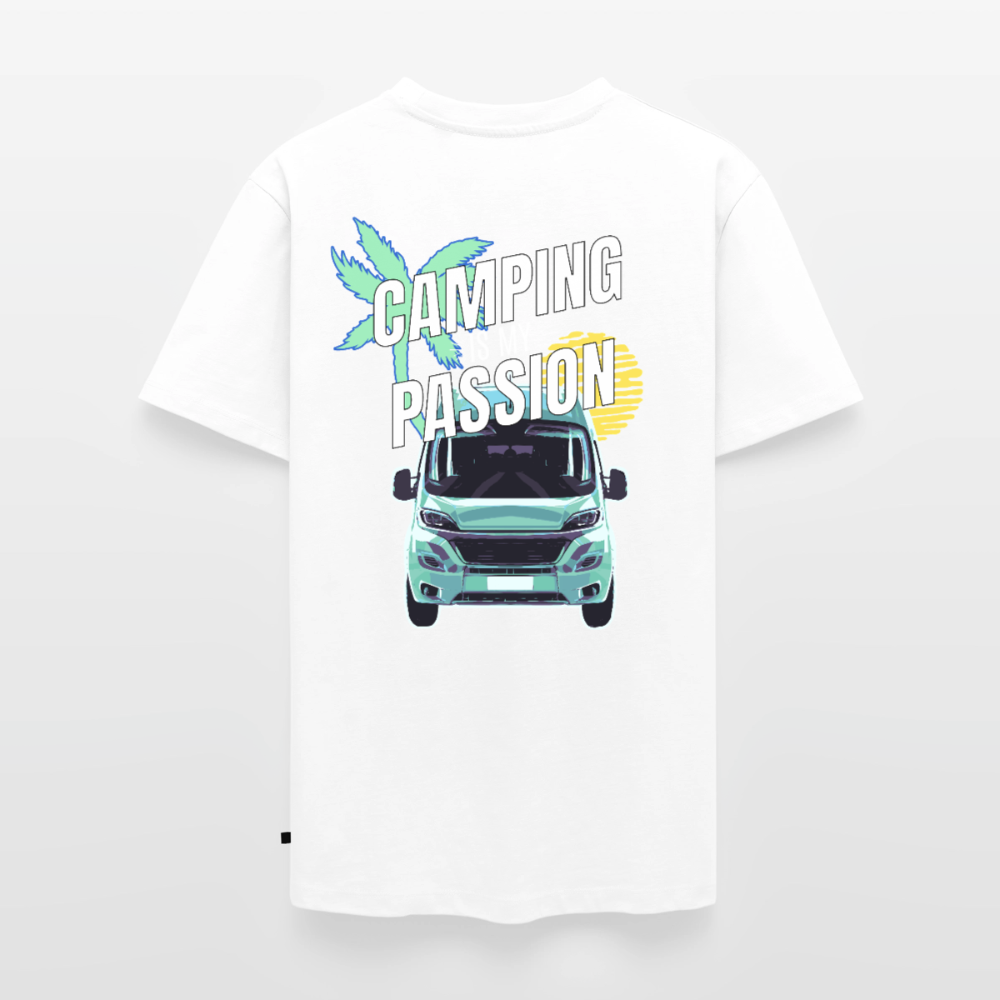 Camping Passion - Herren Camping T-Shirt - Weiß