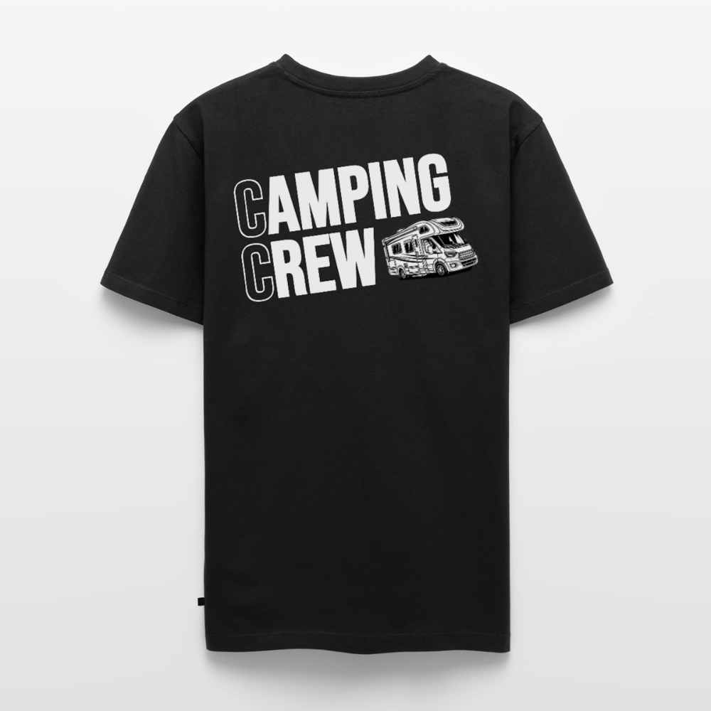 Wohnmobil Camping Crew - Herren Camping T-Shirt - Rückendruck - Schwarz