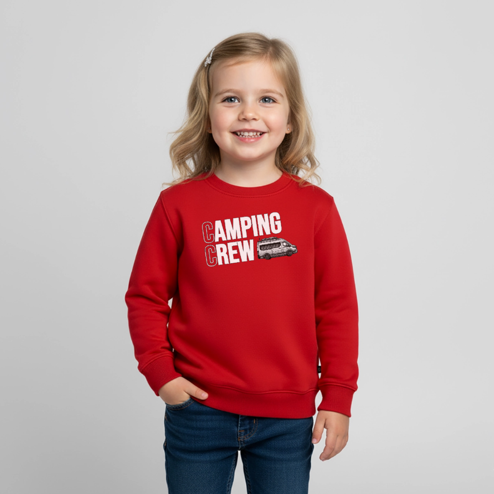Vanlife Camping Crew - Kinder Camping Sweatshirt - Rot