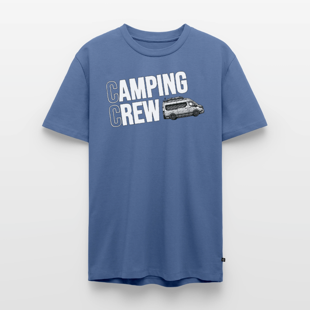 Vanlife Camping Crew - Herren Camping T-Shirt - Taubenblau