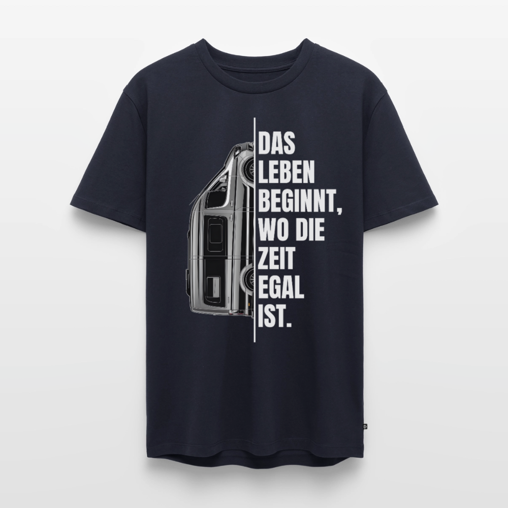 Camping ist Zeitlos - Herren Camping T-Shirt - Vanlife - Navy