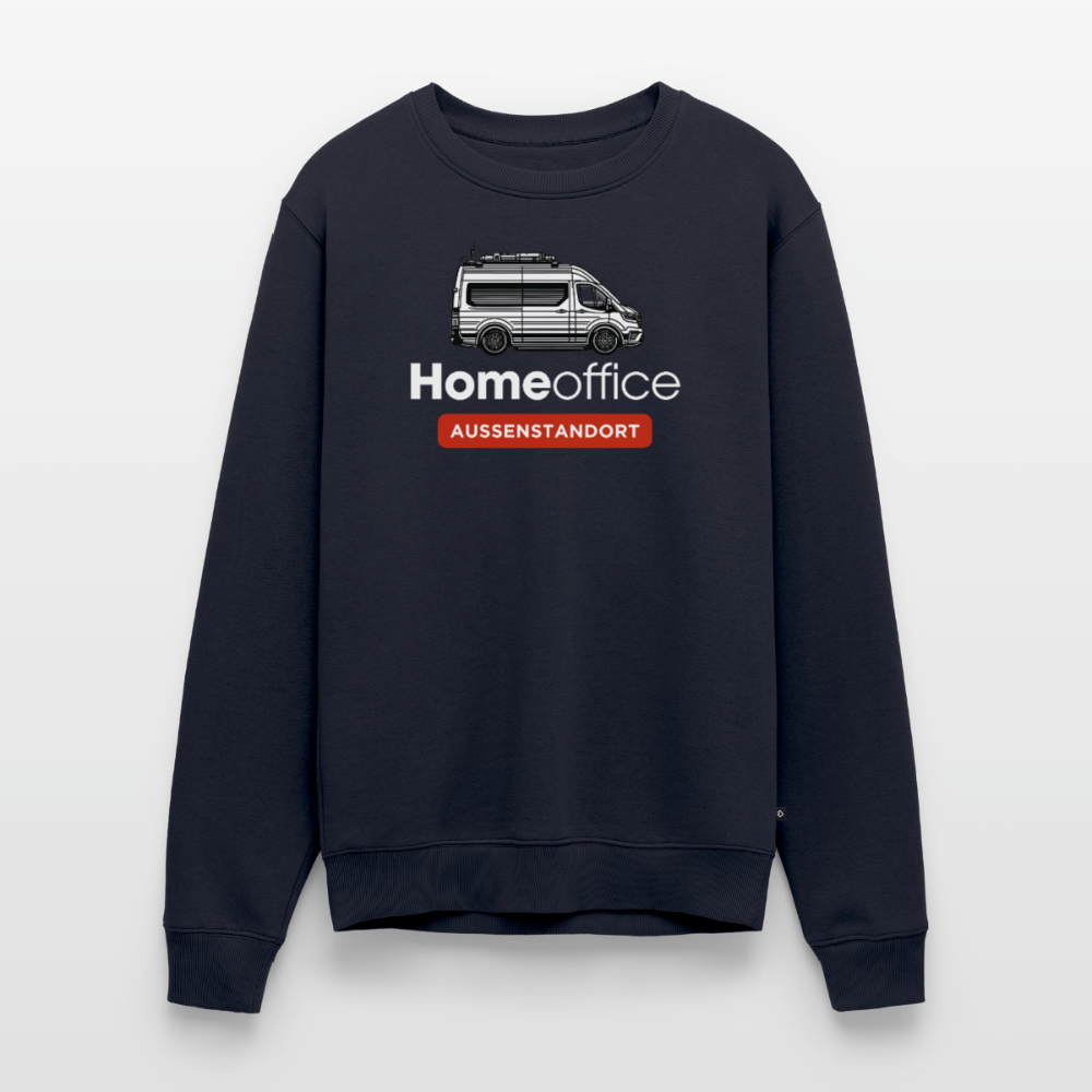 Vanlife Homeoffice - Herren Camping Sweatshirt - Navy