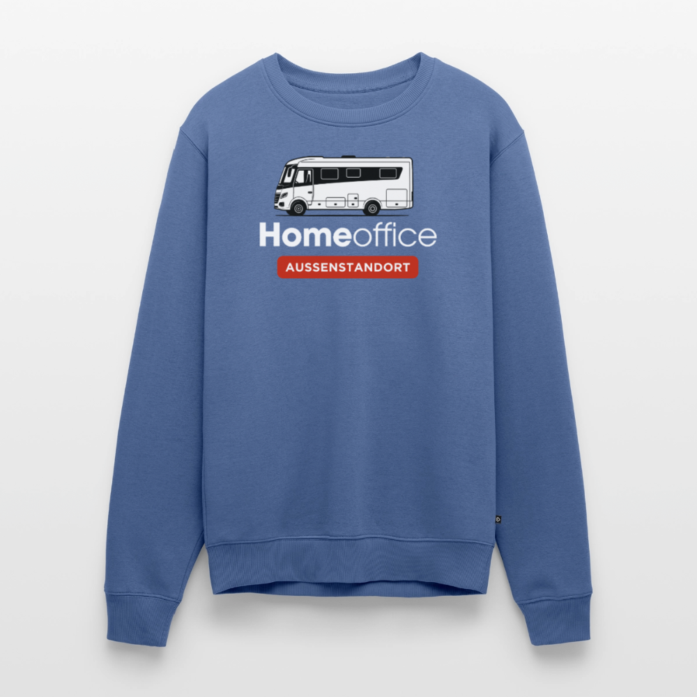 Vollintegriert Homeoffice - Herren Camping Sweatshirt - Taubenblau