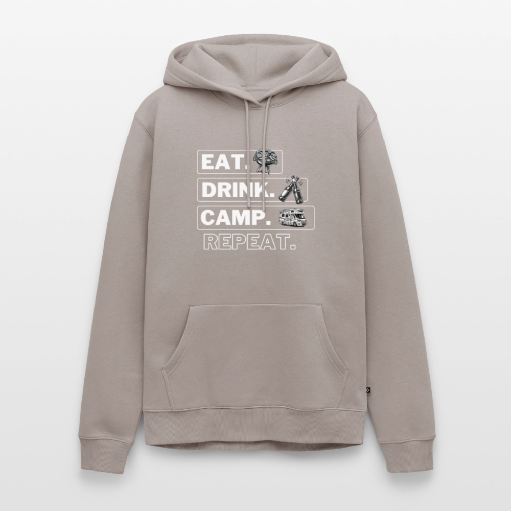 Eat Drink Camp - Herren Camping Hoodie - Wohnmobil - Taupe