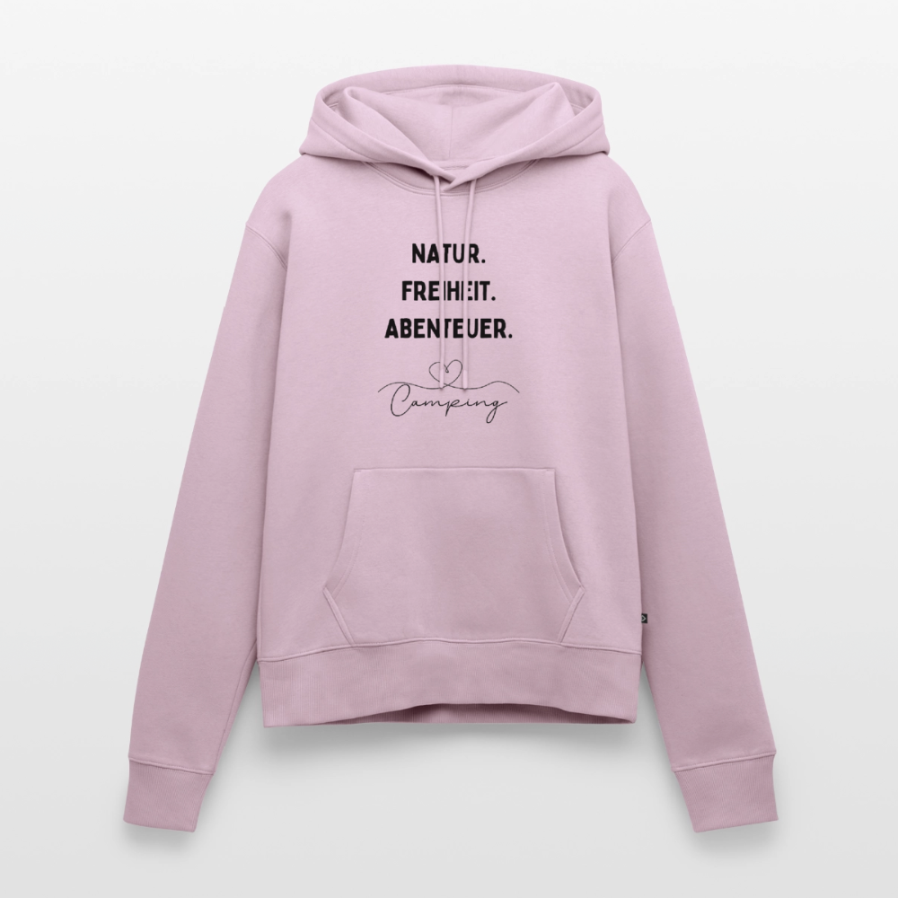 Natur Freiheit Abenteuer - Damen Camping Hoodie - Altrosa