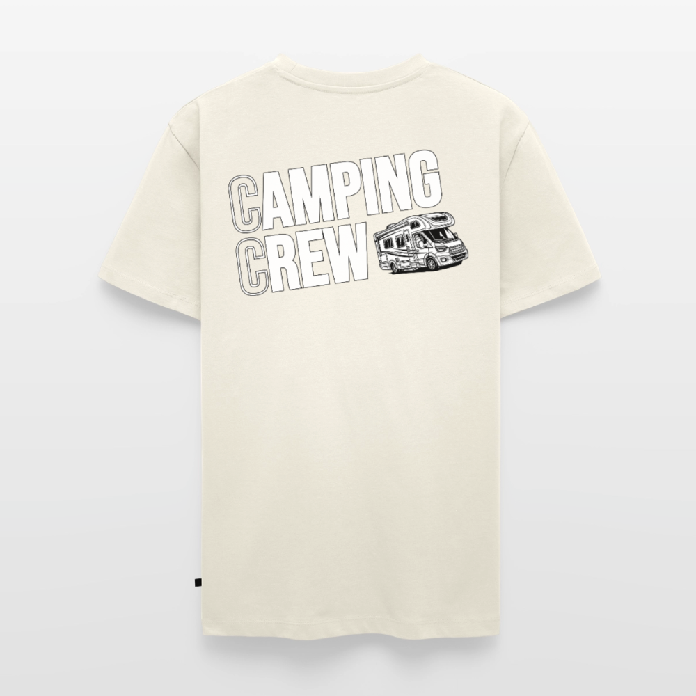Wohnmobil Camping Crew - Herren Camping T-Shirt - Rückendruck - Naturweiß