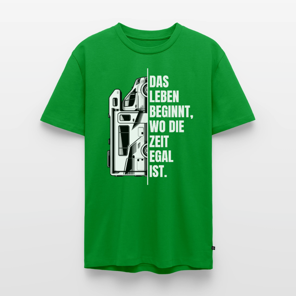 Camping ist Zeitlos - Herren Camping T-Shirt - Wohnmobil - Grün