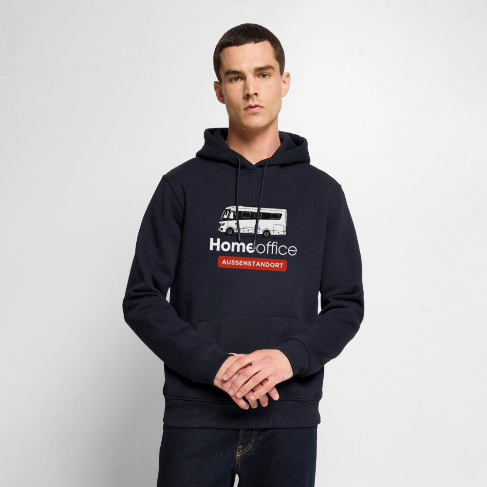 Vollintegriert Homeoffice - Herren Camping Hoodie - Navy