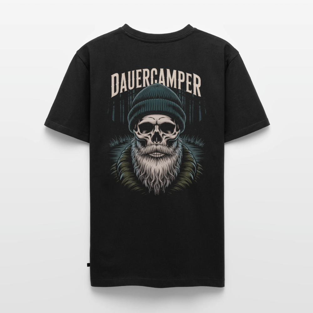 Dauercamper - Herren Camping T-Shirt - Schwarz