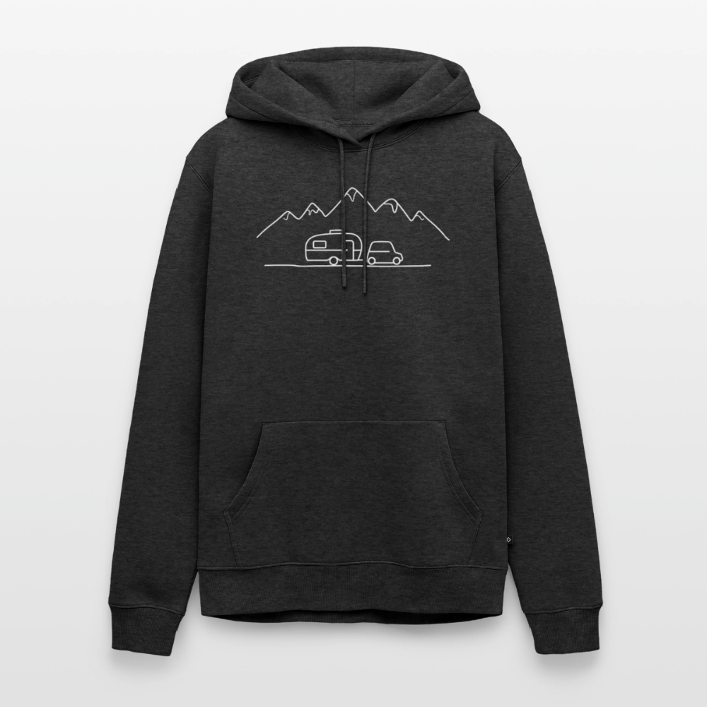 Keep it simple - Herren Camping Hoodie - Anthrazit meliert