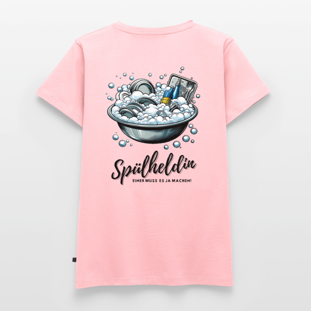 Spülheldin - Damen Camping T-Shirt - Rosa