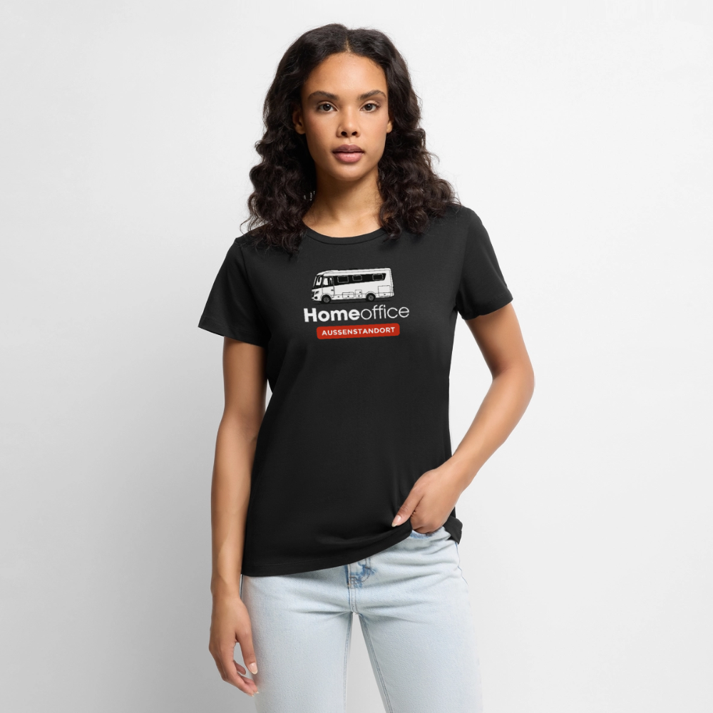 Vollintegriert Homeoffice - Damen Camping T-Shirt - Schwarz