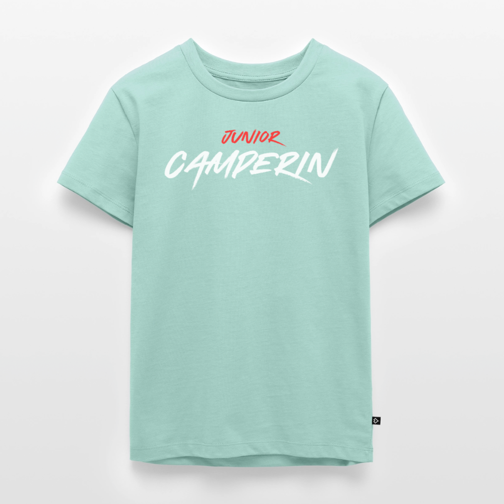 Junior Camperin - Kinder Camping T-Shirt - Mint