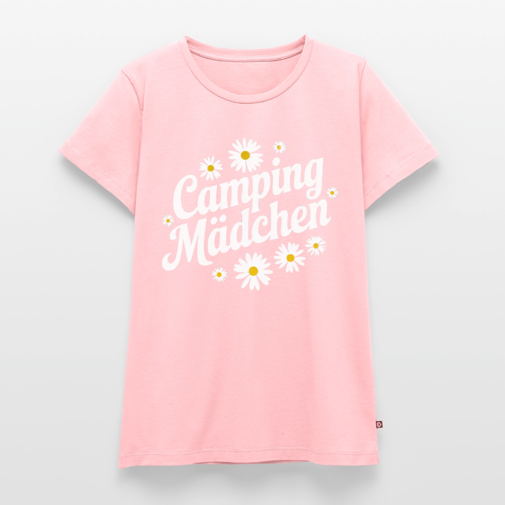 Camping Mädchen - Damen Camping T-Shirt - Rosa