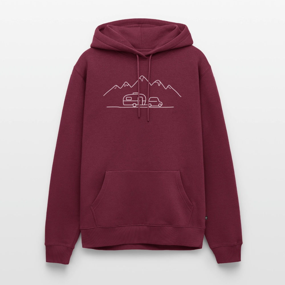 Keep it simple - Herren Camping Hoodie - Burgunderrot