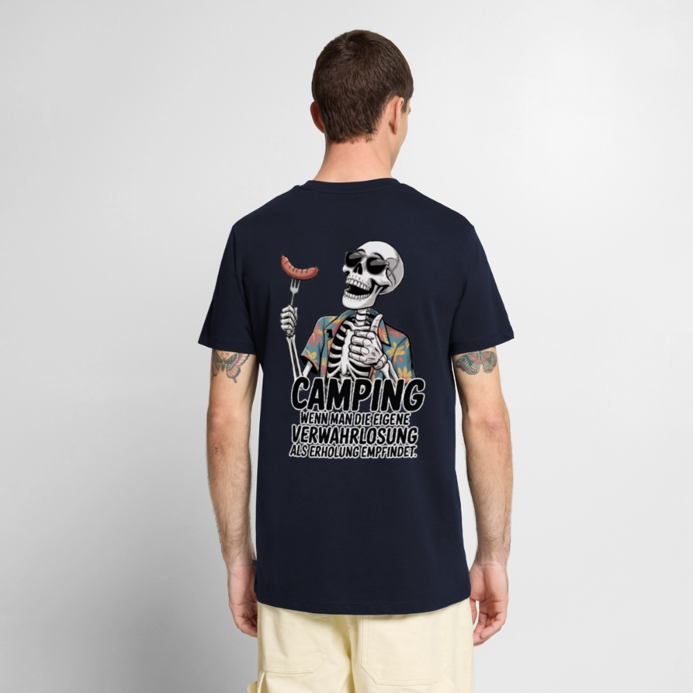 Camping Verwahrlosung - Herren Camping T-Shirt - Navy