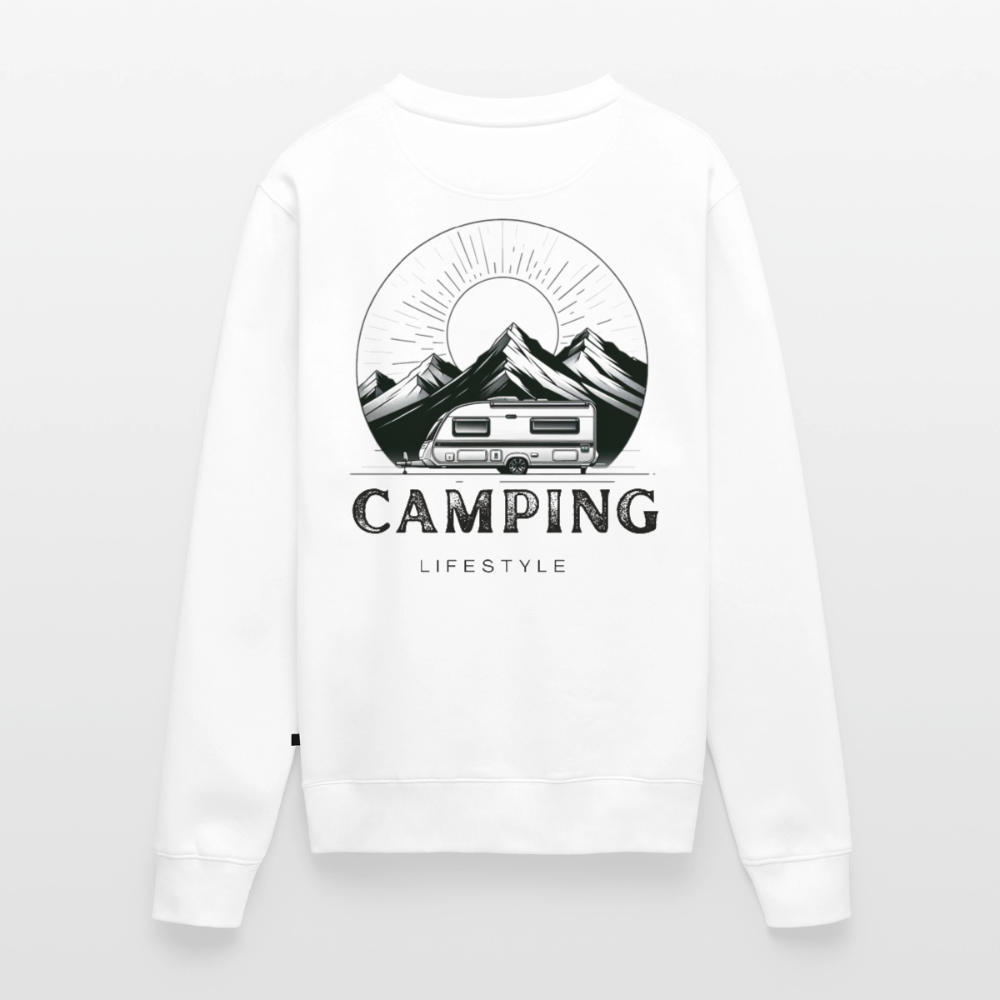 Camping Lifestyle - Herren Camping Sweatshirt - Weiß