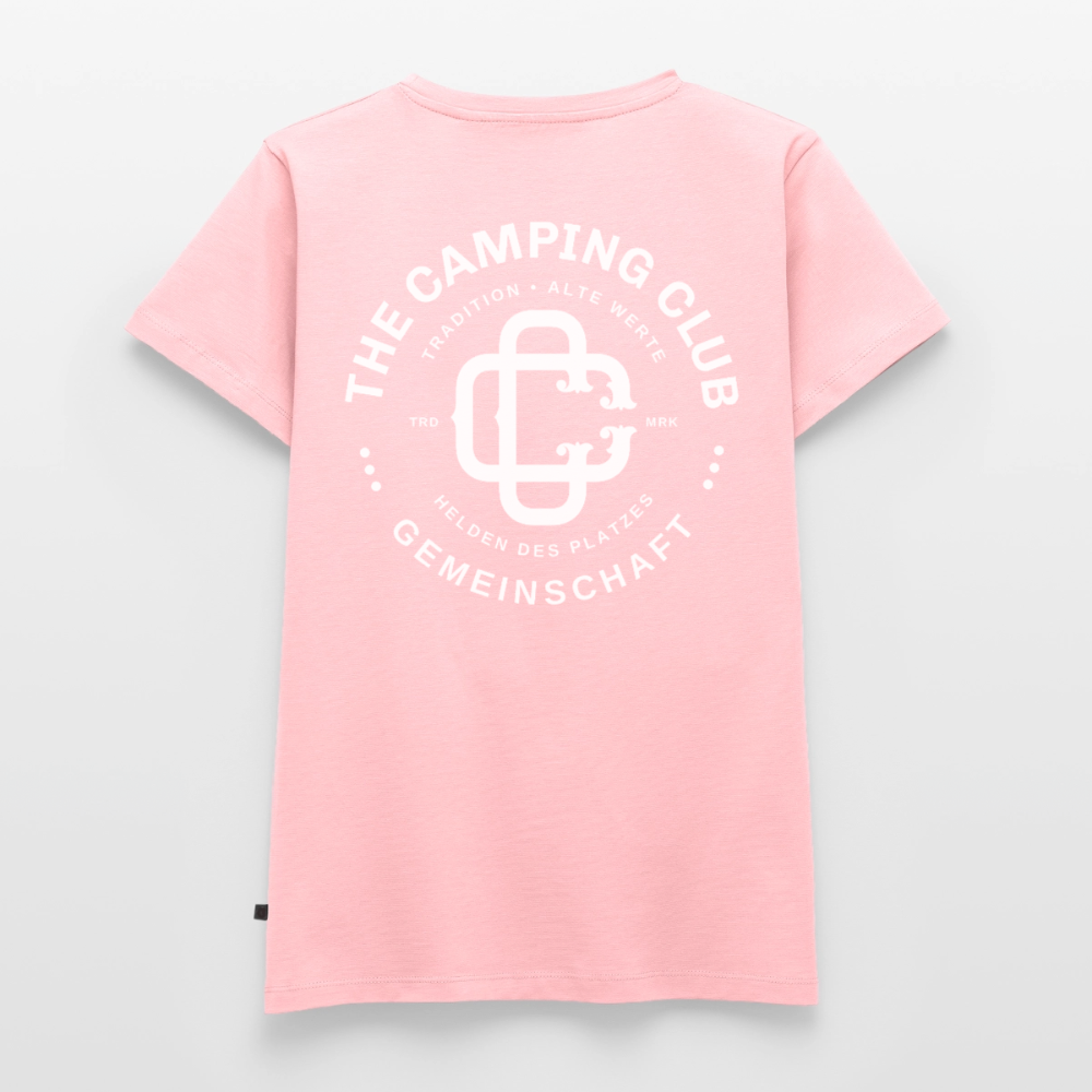 Camping Club - Damen Camping T-Shirt - Rosa