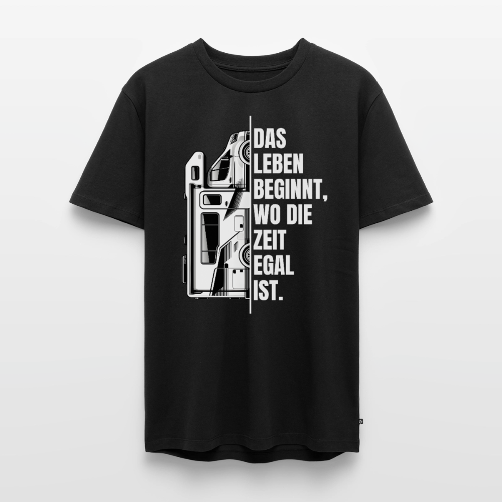 Camping ist Zeitlos - Herren Camping T-Shirt - Wohnmobil - Schwarz