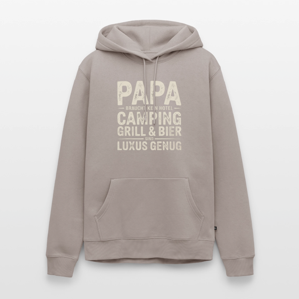 Väter sind Helden - Herren Camping Hoodie - Taupe