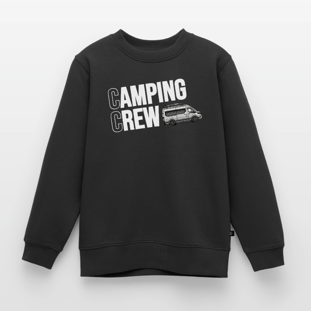 Vanlife Camping Crew - Kinder Camping Sweatshirt - Schwarz