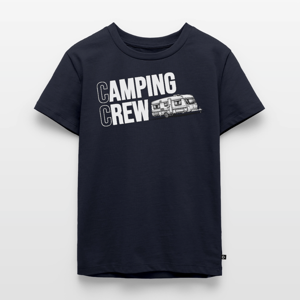Wohnwagen Camping Crew - Kinder Camping T-Shirt - Navy
