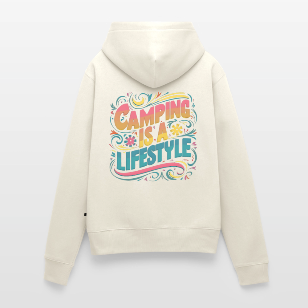 My Lifestyle - Damen Camping Hoodie - Naturweiß