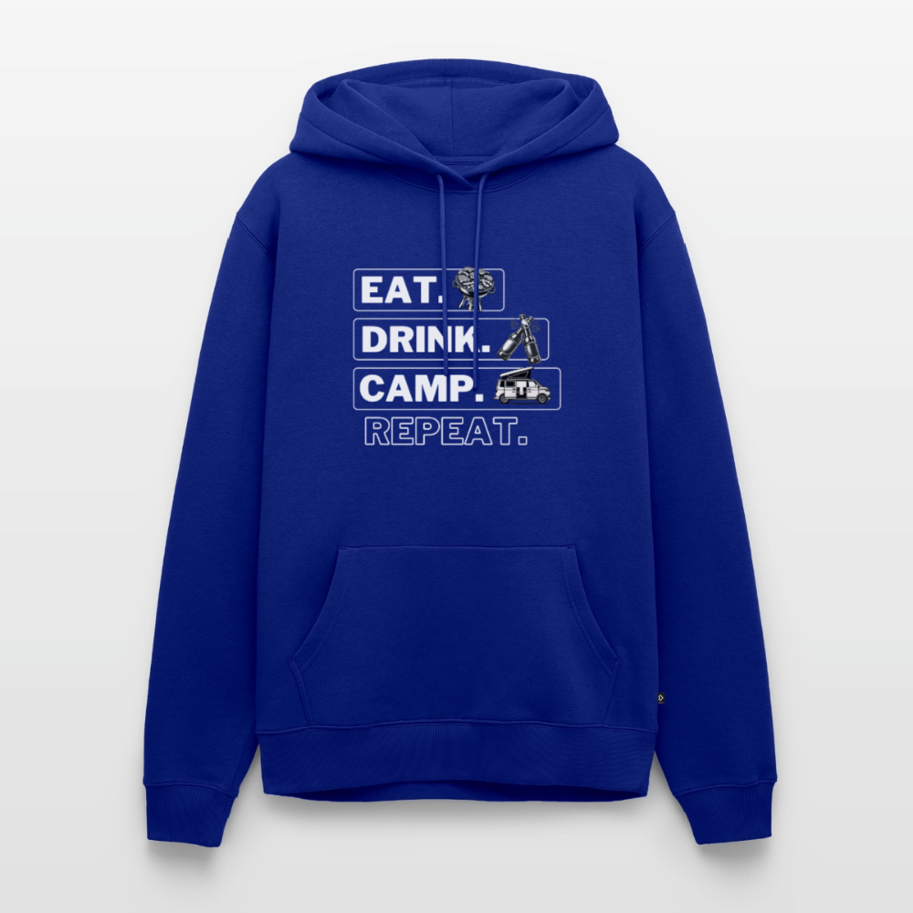 Eat Drink Camp - Herren Camping Hoodie - Bulli - Royalblau