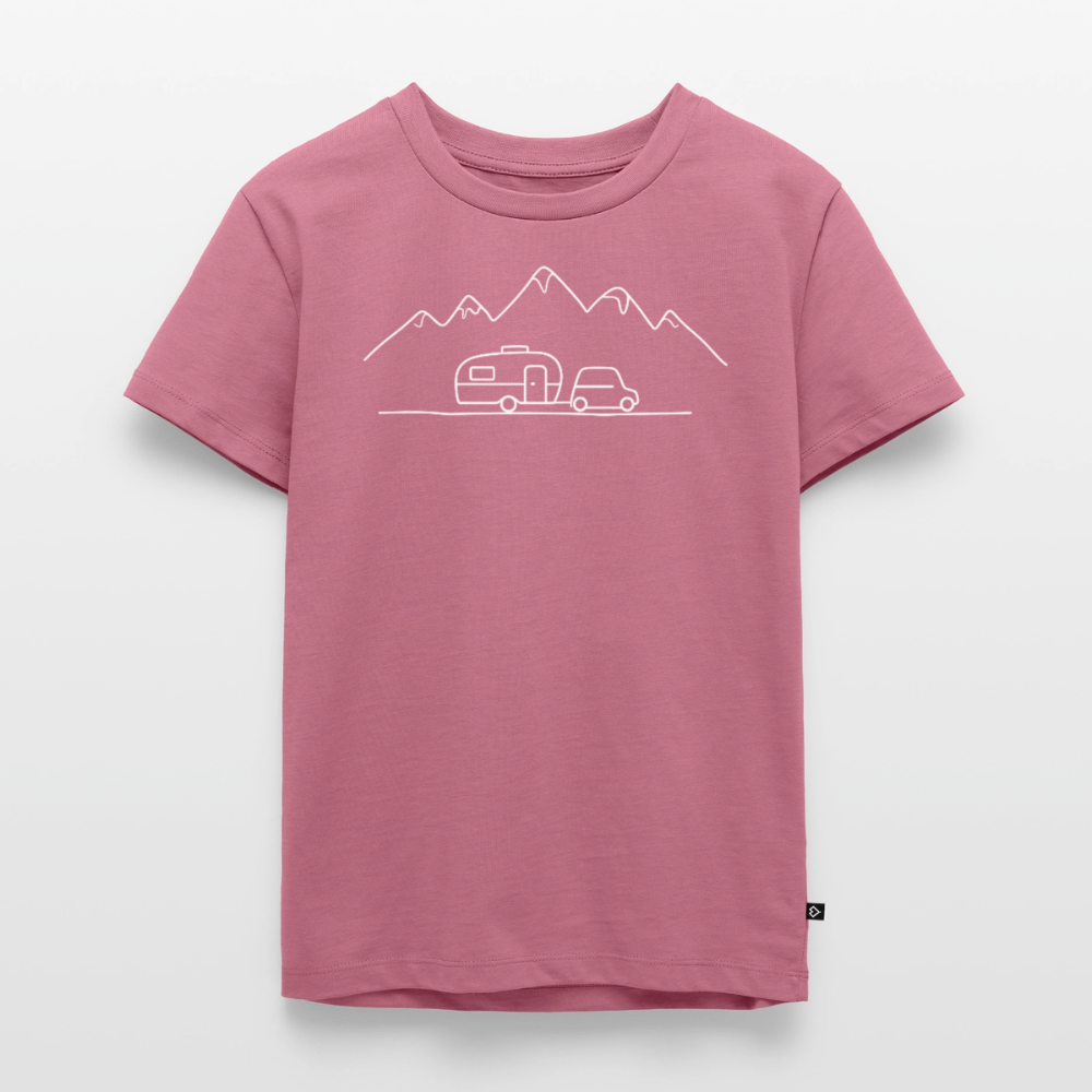 Keep it Simple - Kinder Camping T-Shirt - Mauve