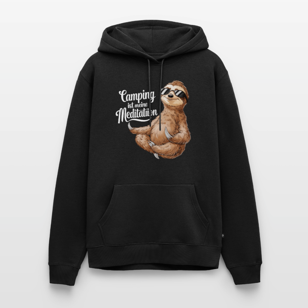 Camping ist Meditation - Herren Camping Hoodie - Schwarz