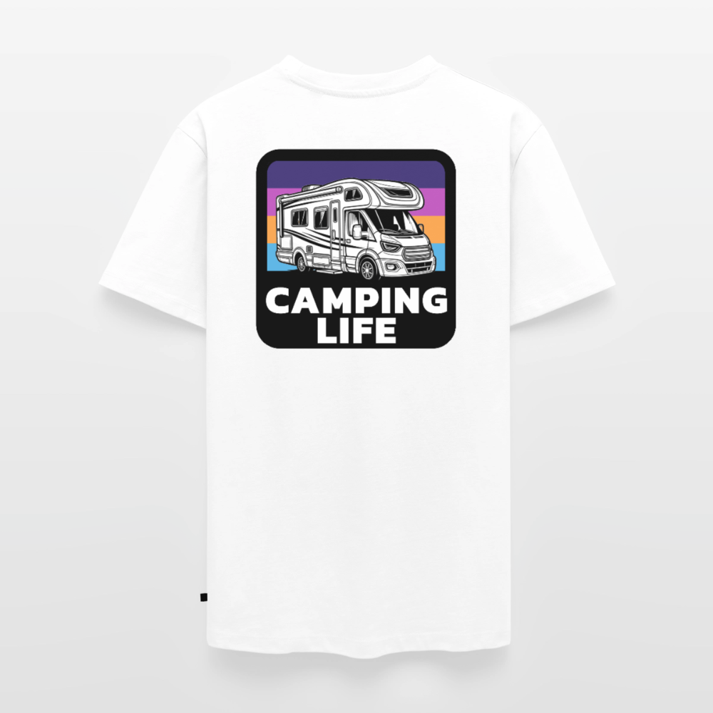 Camping Life - Herren Camping T-Shirt - Weiß