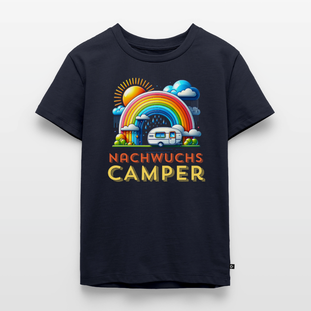Nachwuchs Camper - Kinder Camping T-Shirt - Navy