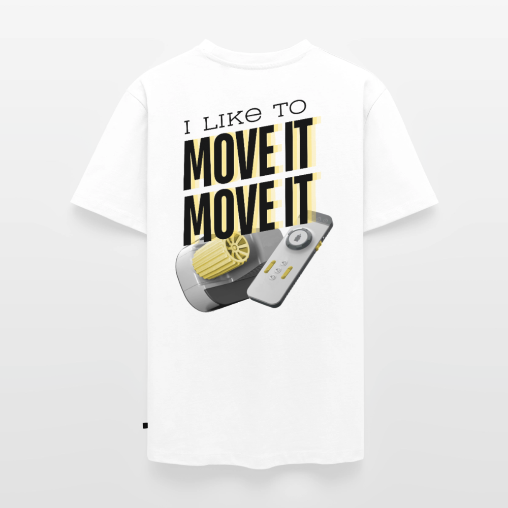 I like to move it - Herren Camping T-Shirt - Weiß