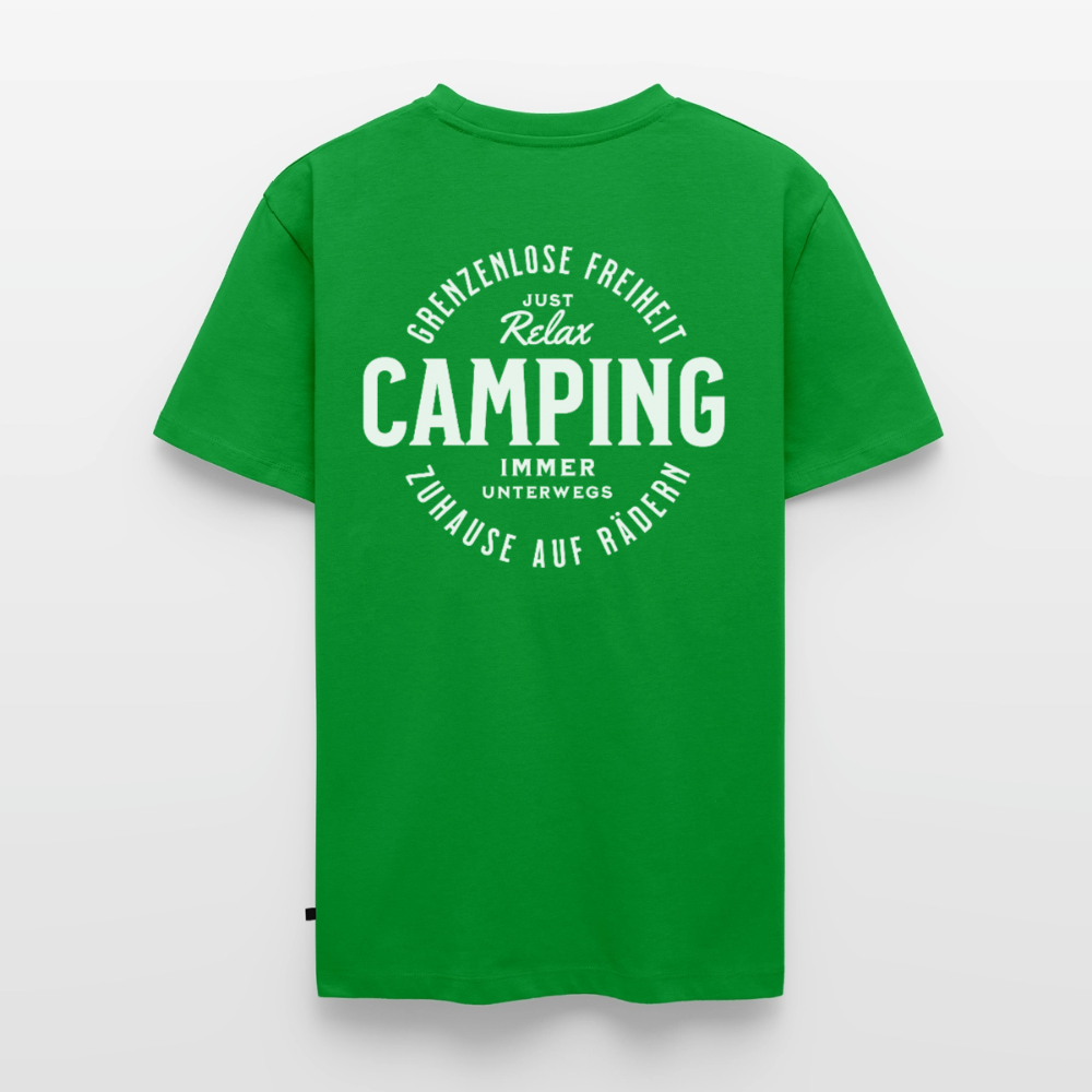 Grenzenlose Freiheit - Herren Camping T-Shirt - Grün