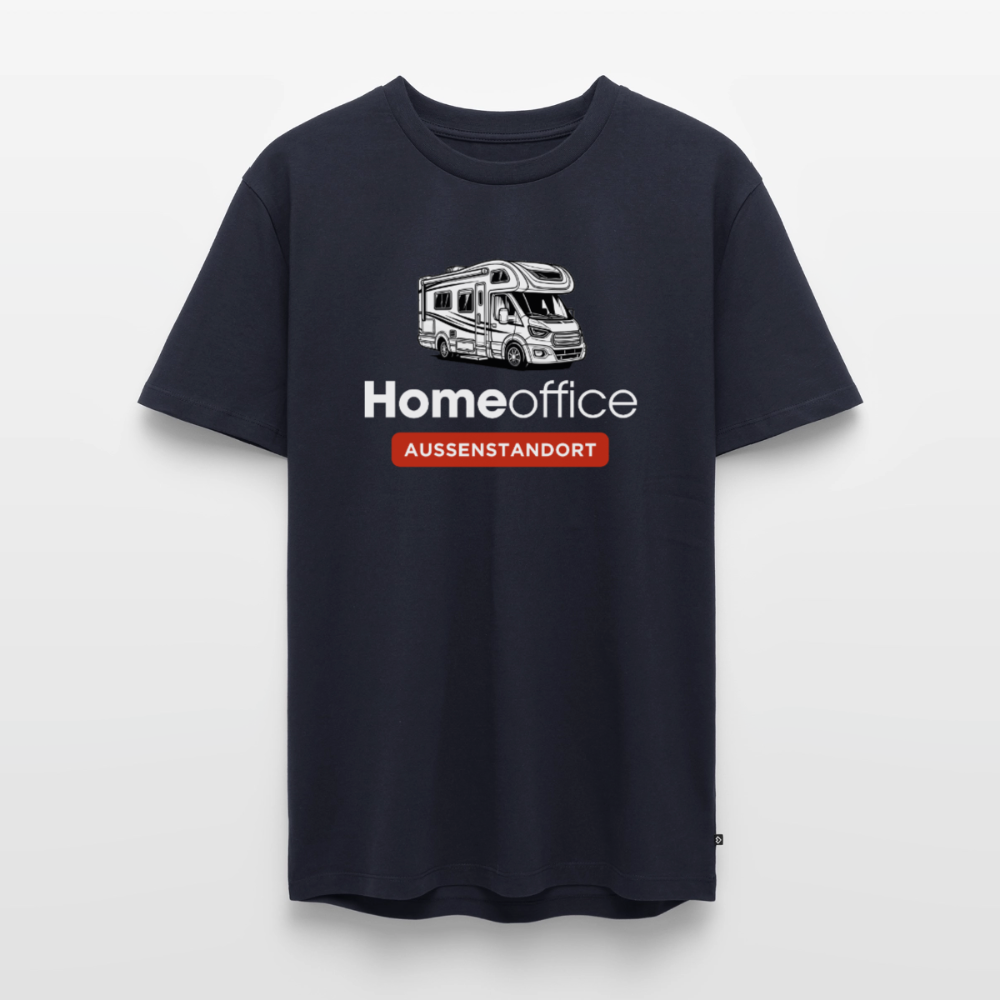 Wohnmobil Homeoffice - Herren Camping T-Shirt - Navy