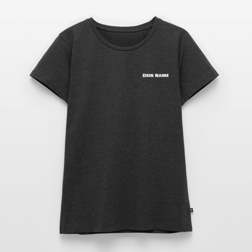 Wohnmobil Camping Crew - Damen Camping T-Shirt - Anthrazit meliert