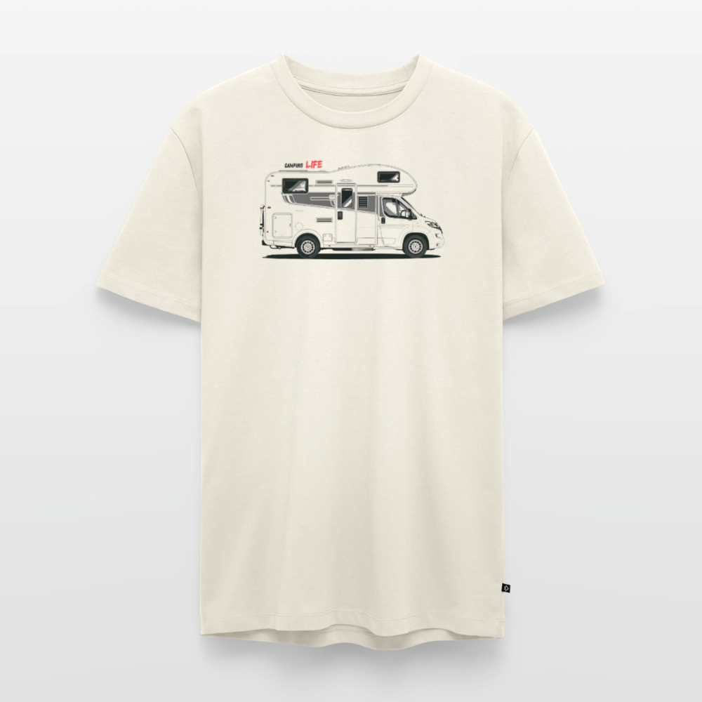 Wohnmobil Camping Life - Herren Camping T-Shirt - Naturweiß