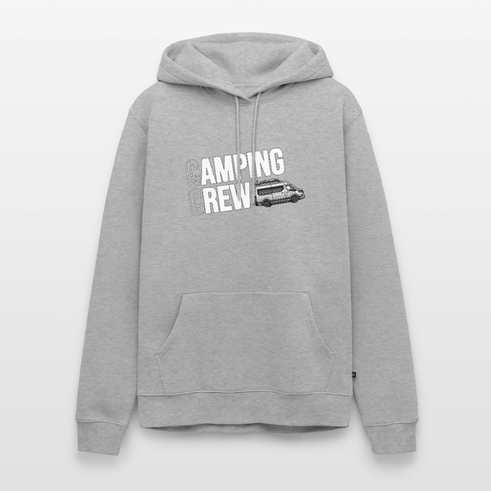Vanlife Camping Crew - Herren Camping Hoodie - Grau meliert
